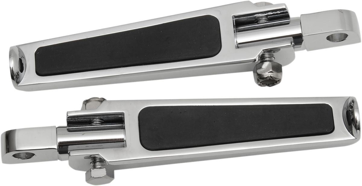 Drag Specialties Footpegs W/ Rubber Inlay Chrome Male-Mount - Part #19046453 - Hogparts UK