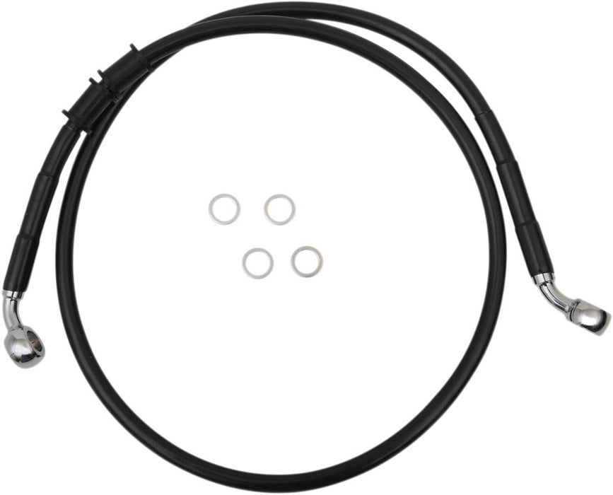 Drag Specialties Frt Brake Line Xl Bk +4 - Part #17415361 - Hogparts UK
