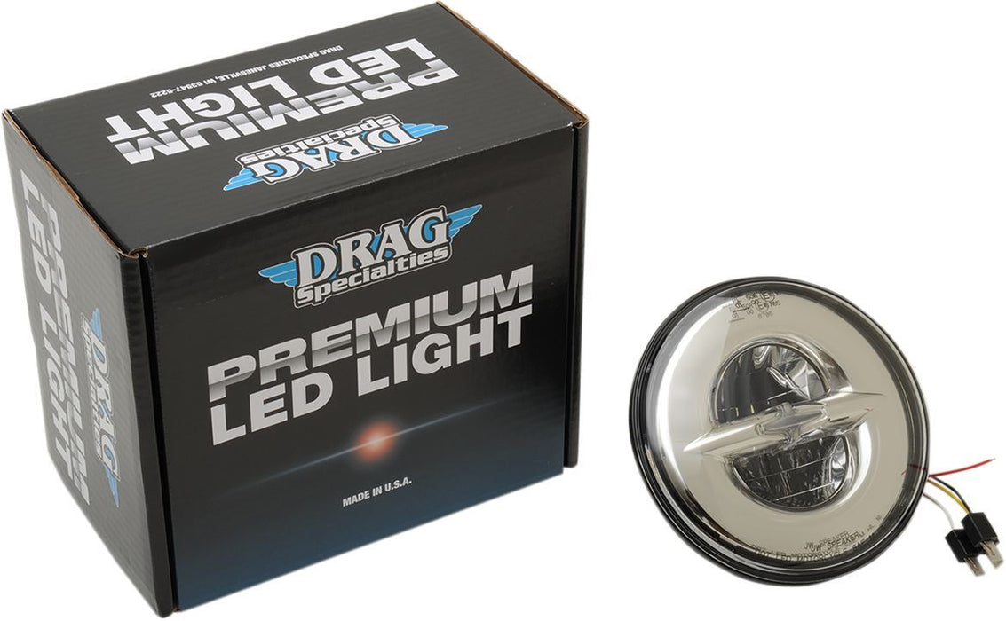 Drag Specialties Headlamp 7" Reflector Style Led Premium - Part #20011542 - Hogparts UK