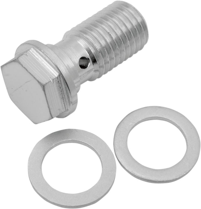 Drag Specialties Banjo Bolt Chrome 12Mm X 1.50 - Part #17420119 - Hogparts UK