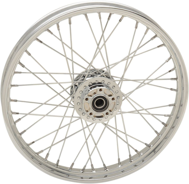 Drag Specialties Wheel Front 40 Spoke 21" X 2.15" Chrome - Part #02030634 - Hogparts UK