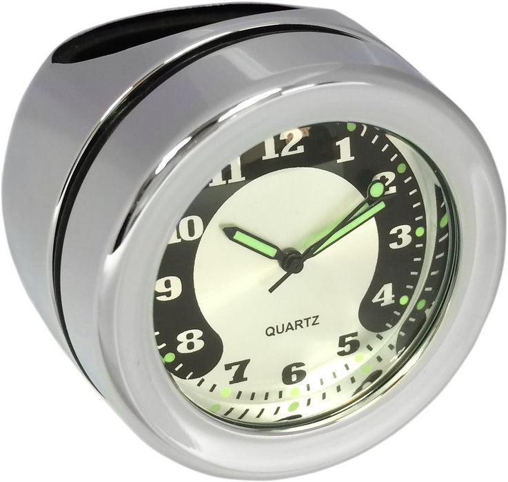 Drag Specialties Bar Mount Clock Chrome - Part #22120727 - Hogparts UK