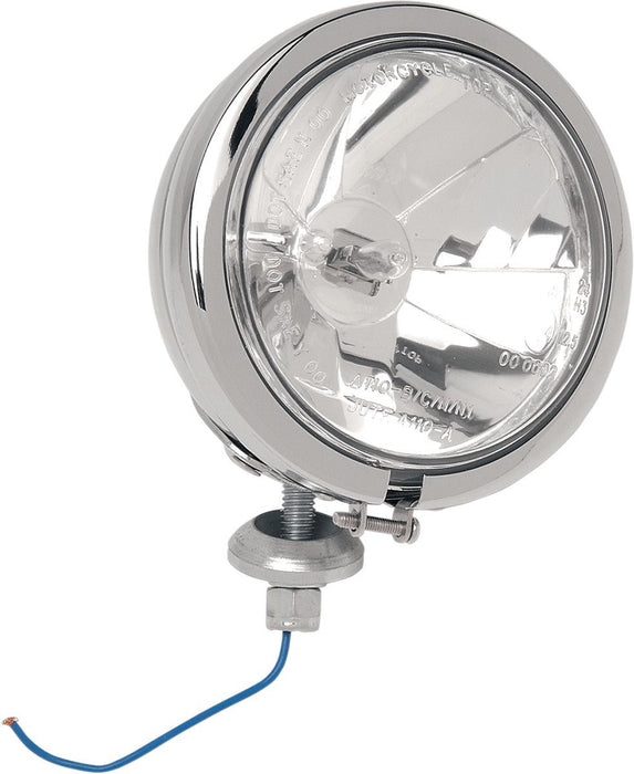 Drag Specialties Spotlight Diamond-Style 4.5" Stud-Mount Clear Lens Chrome - Part #20010101 - Hogparts UK