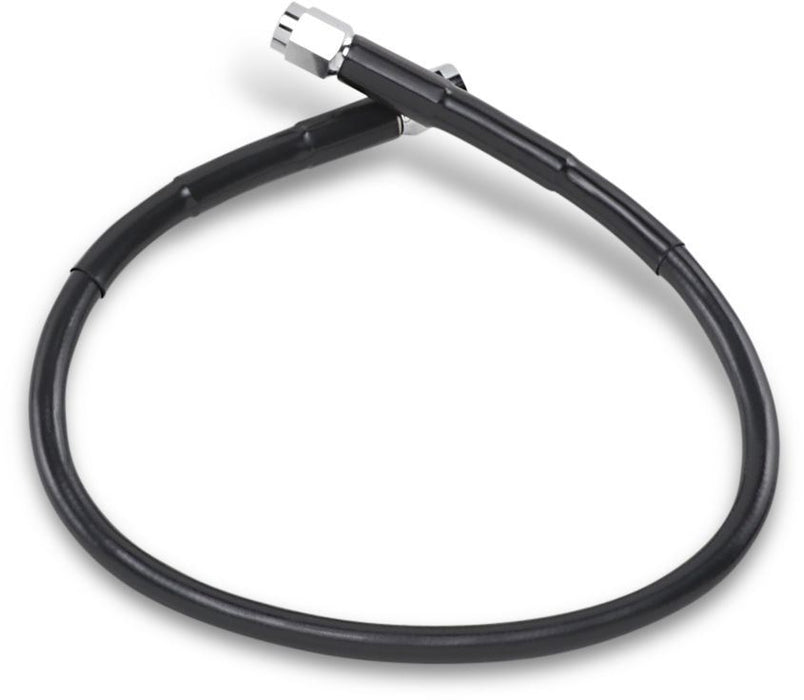 Drag Specialties Universal Brake Line Black Vinyl Coated Stainless Steel Dot An-3 17" - Part #17412706 - Hogparts UK