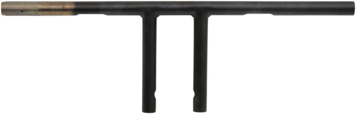 Drag Specialties Handlebar 6" T-Bar Drilled Flat Black TBW - Part #06014217 - Hogparts UK