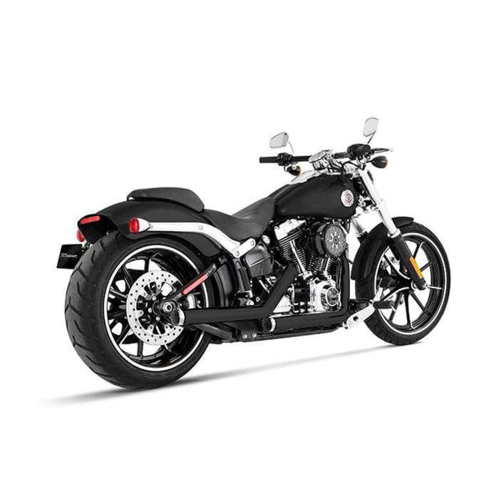 Rinehart Racing Exhaust System 2 into 2 Kick Backs for Softails - Part #18002159 - hogparts-uk.myshopify.com