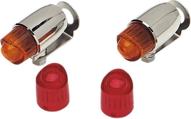 Drag Specialties Replacement Lens For Pony Marker Light Red - Part #DS285019 - Hogparts UK
