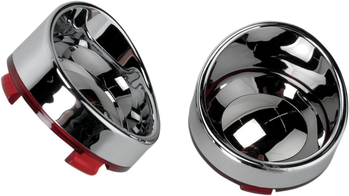 Drag Specialties Replacement Lens Oem Deuce-Style Red/Mirror W/ Visor - Part #20200401 - Hogparts UK