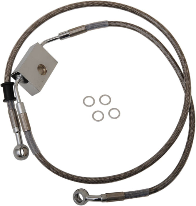 Drag Specialties Frt Brake Line Xl Ss +12 - Part #17415298 - Hogparts UK