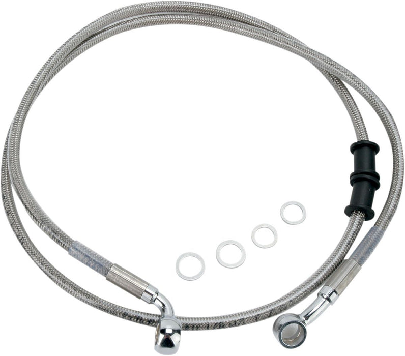 Drag Specialties Front Brake Line Stainless Steel - Part #17412780 - Hogparts UK