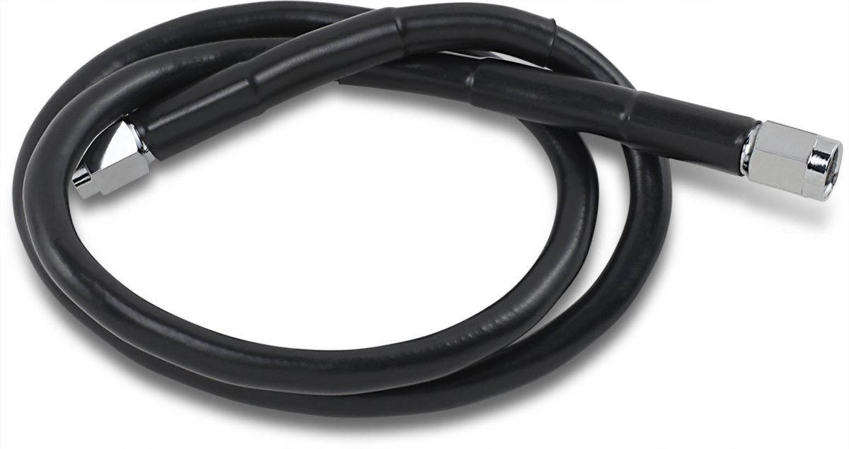 Drag Specialties Universal Brake Line Black Vinyl Coated Stainless Steel Dot An-3 28" - Part #17412716 - Hogparts UK