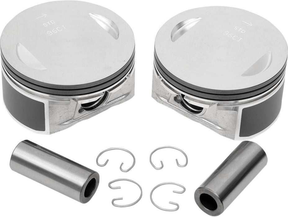 Drag Specialties Replacement Piston Kit 96 Twin Cam Bore + 0.010" - Part #09110019 - Hogparts UK