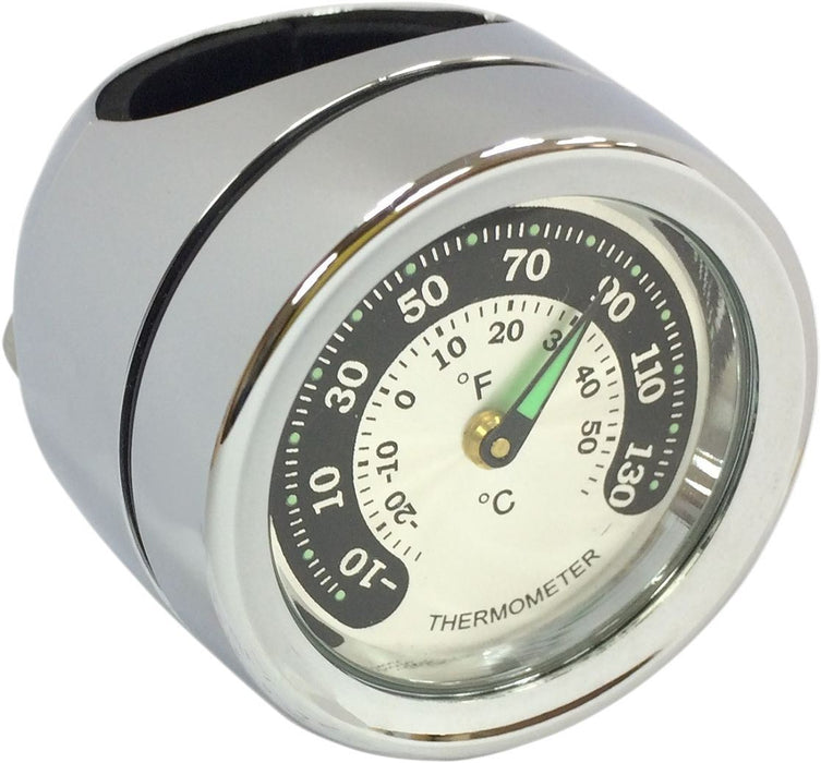 Drag Specialties Bar Mount Thermometer Chrome - Part #22120724 - Hogparts UK