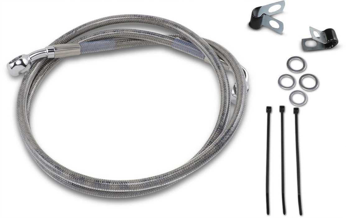 Drag Specialties Front Brake Line Stainless Steel Extended 2" - Part #17412675 - Hogparts UK