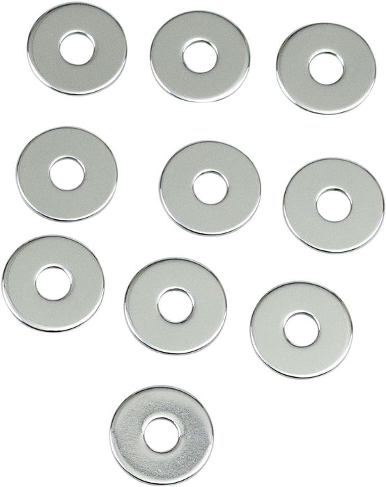 Drag Specialties Flat Washer 0.34375"I.D. 0.078125" Thickness Chrome - Part #DS192394 - Hogparts UK