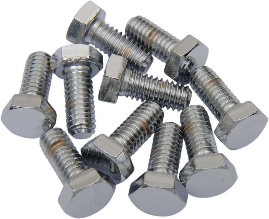 Drag Specialties Hex-Head Bolt 5/16-18X0.75 Chrome - Part #DS190611 - Hogparts UK