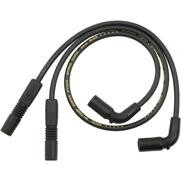 Accel Spark Plug Wire Spiral Core Set 8Mm Black - Part #126823 - Hogparts UK