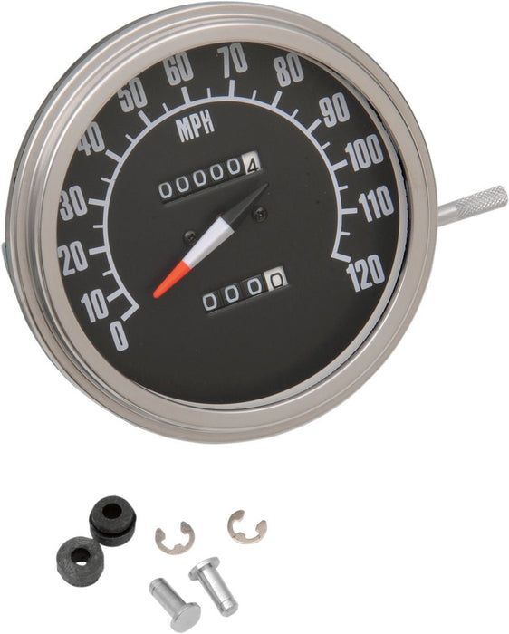 Drag Specialties Fl Speedometer 2:1 68-84 Face - Part #DS243885 - Hogparts UK
