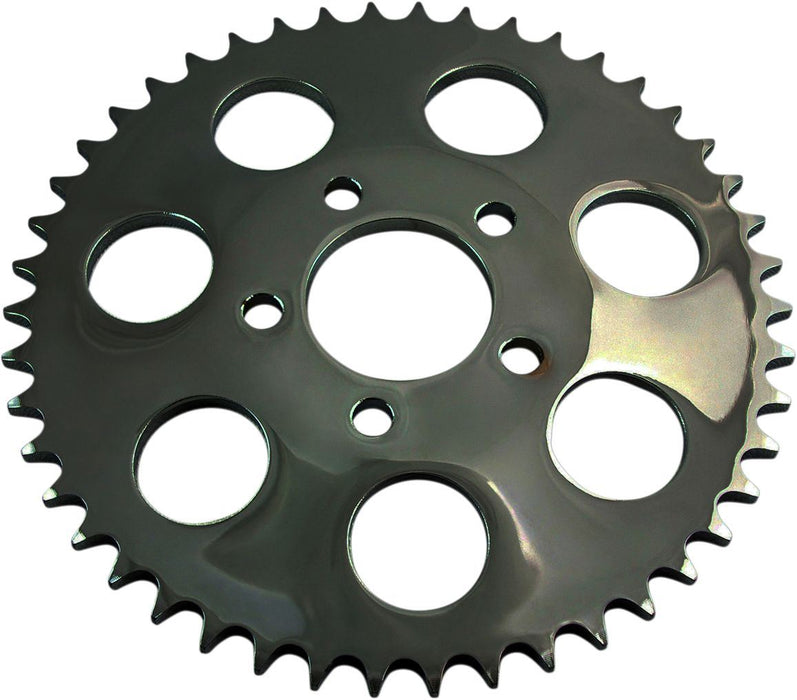 Drag Specialties Sprocket Rear Wheel 49T Dish Gloss Black - Part #12101849 - Hogparts UK