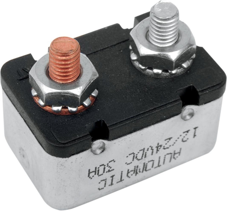 Drag Specialties Circuit Breaker 30Ampere Two-Stud - Part #DS325647 - Hogparts UK