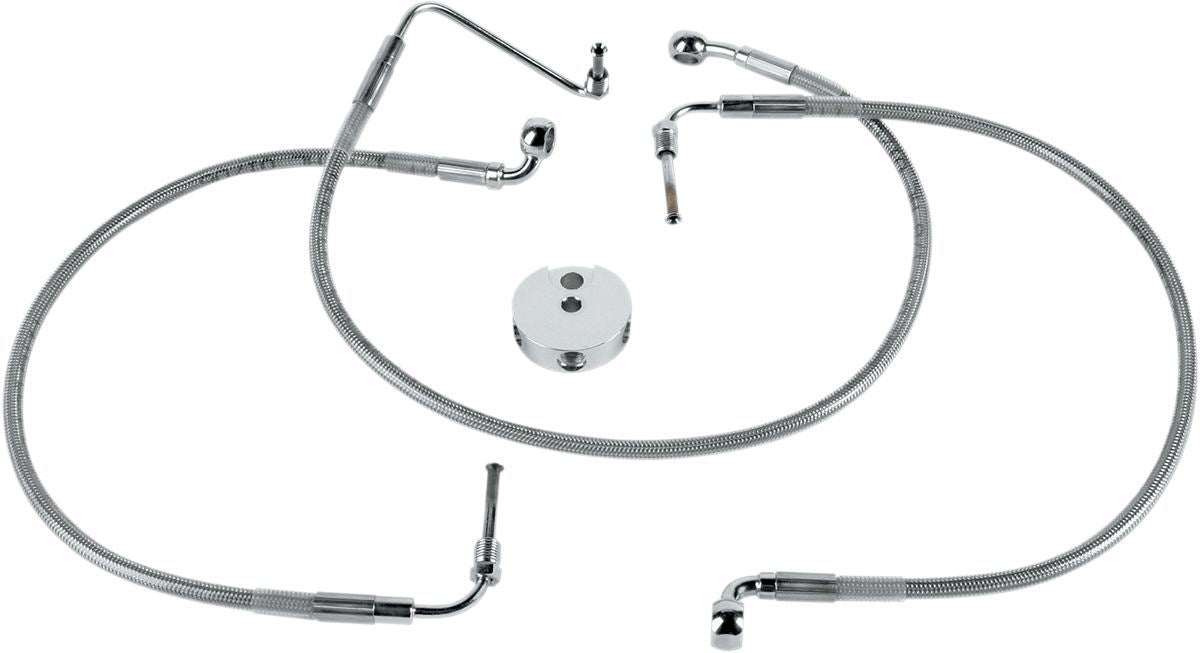 Drag Specialties Front Brake Line Stainless Steel - Part #12042739 - Hogparts UK
