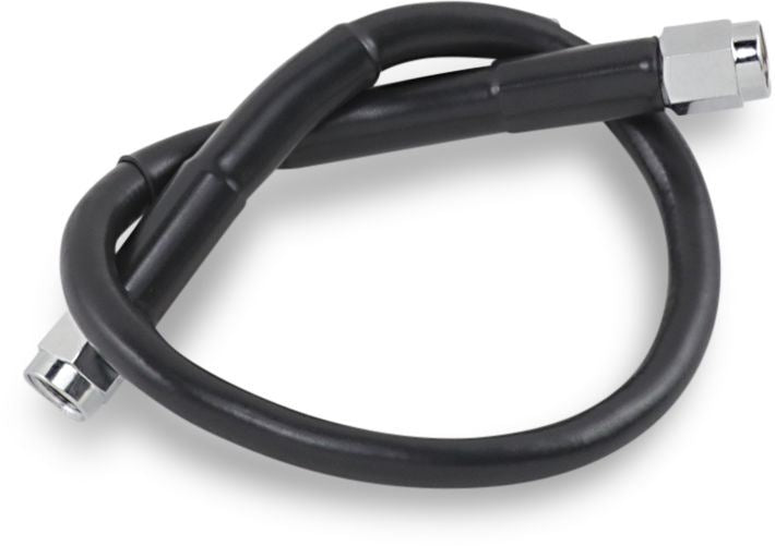Drag Specialties Universal Brake Line Black Vinyl Coated Stainless Steel Dot An-3 14" - Part #17412703 - Hogparts UK