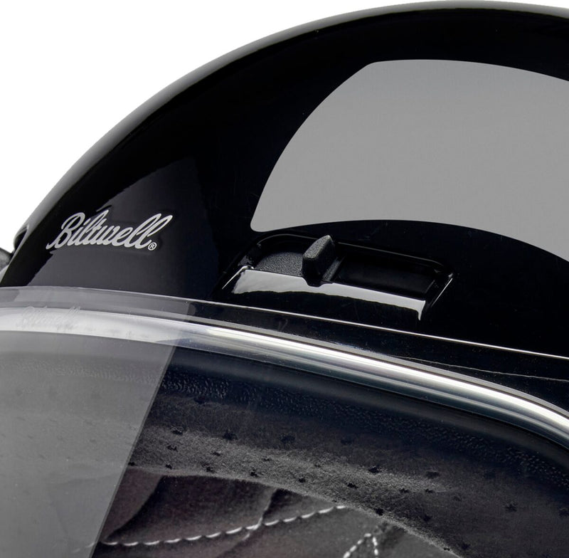 Biltwell Gringo SV Helmet Black Gloss Full Face Each