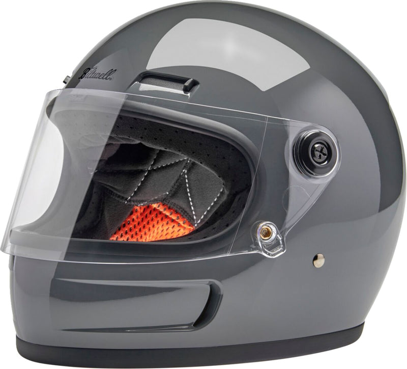 Biltwell Gringo SV Helmet Gloss Grey Full Face