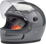 Biltwell Gringo SV Helmet Gloss Grey Full Face Each