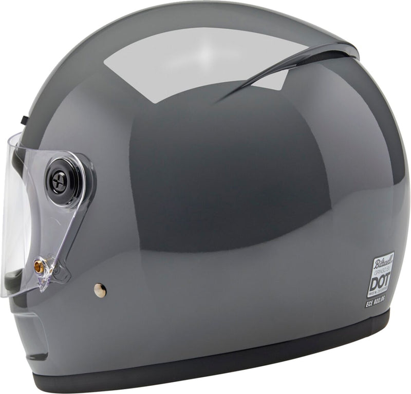 Biltwell Gringo SV Helmet Gloss Grey Full Face Each