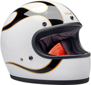 Biltwell Gringo Helmet Black Gold White S Full Face Each