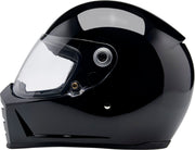 Biltwell Lane Splitter 22.06 Helmet Black Gloss XS Full Face Each