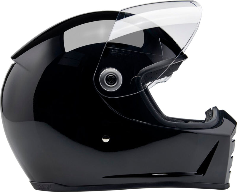 Biltwell Lane Splitter 22.06 Helmet Black Gloss XS Full Face Each