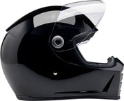 Biltwell Lane Splitter 22.06 Helmet Black Gloss Full Face Each
