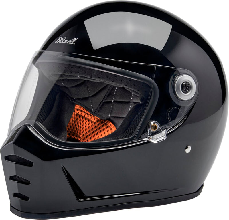 Biltwell Lane Splitter 22.06 Helmet Black Gloss XL Full Face