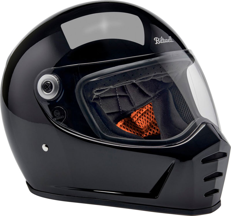 Biltwell Lane Splitter 22.06 Helmet Black Gloss XL Full Face Each