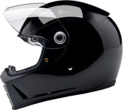 Biltwell Lane Splitter 22.06 Helmet Black Gloss XL Full Face Each