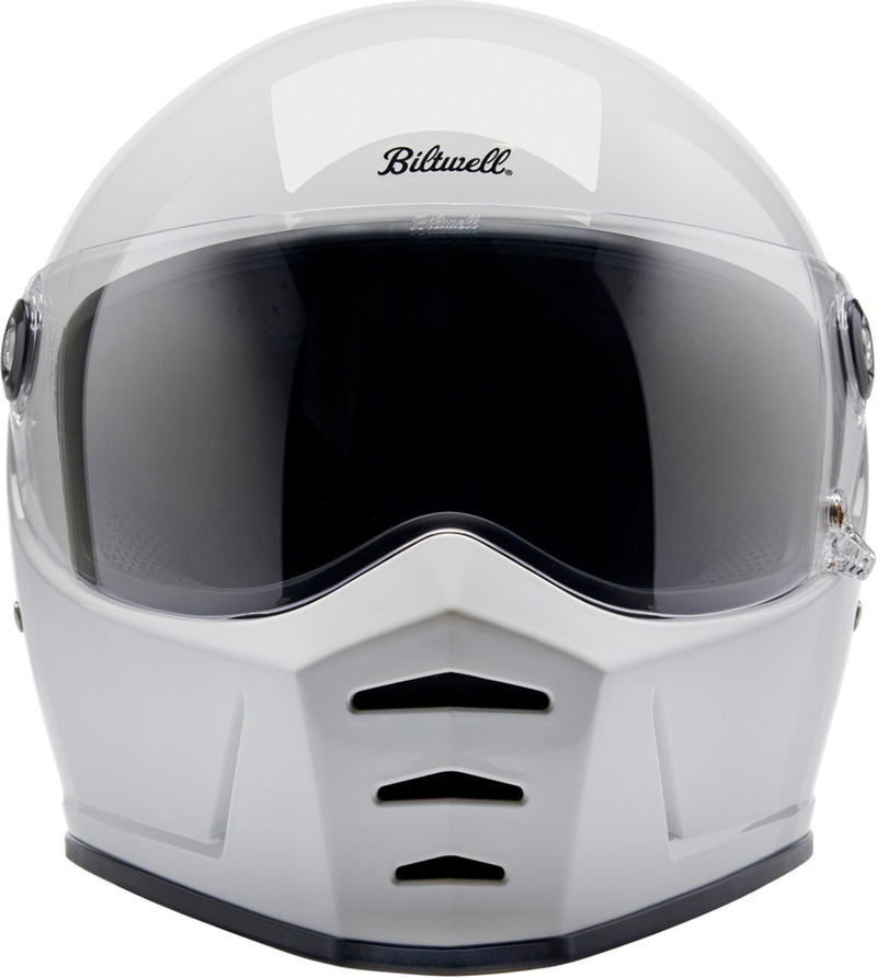 Biltwell Lane Splitter 22.06 Helmet Gloss White Full Face Each