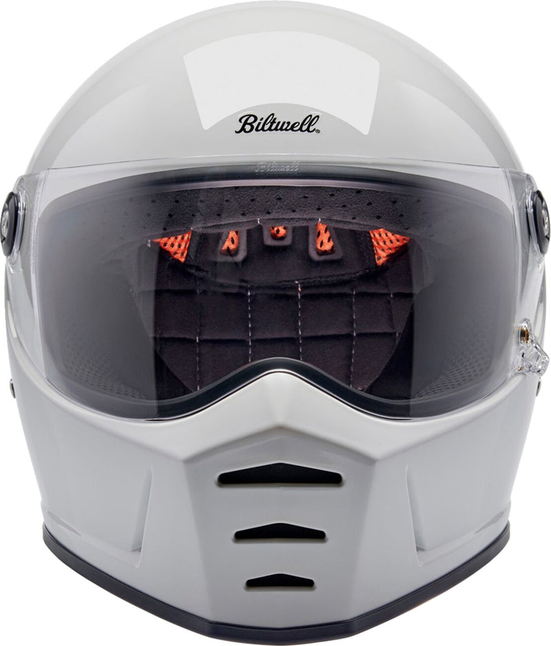 Biltwell Lane Splitter 22.06 Helmet Gloss White XL Full Face Each