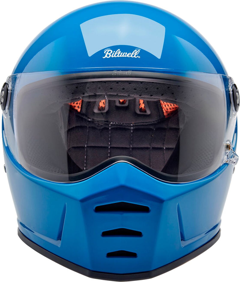 Biltwell Lane Splitter 22.06 Helmet Blue Gloss XL Full Face Each