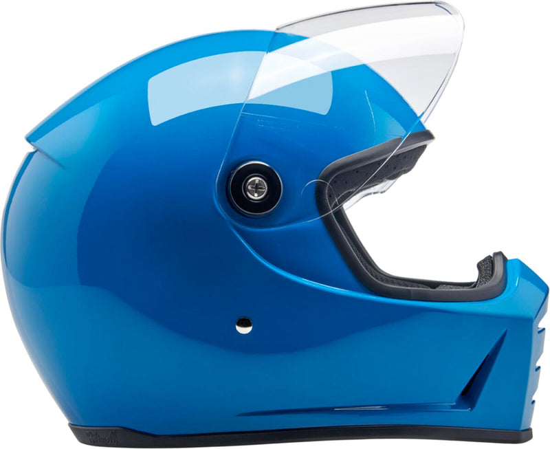 Biltwell Lane Splitter 22.06 Helmet Blue Gloss XL Full Face Each
