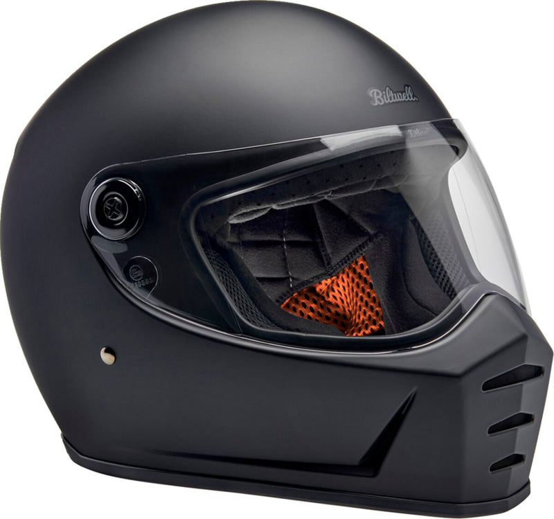 Biltwell Lane Splitter 22.06 Helmet Black Matte XL Full Face Each
