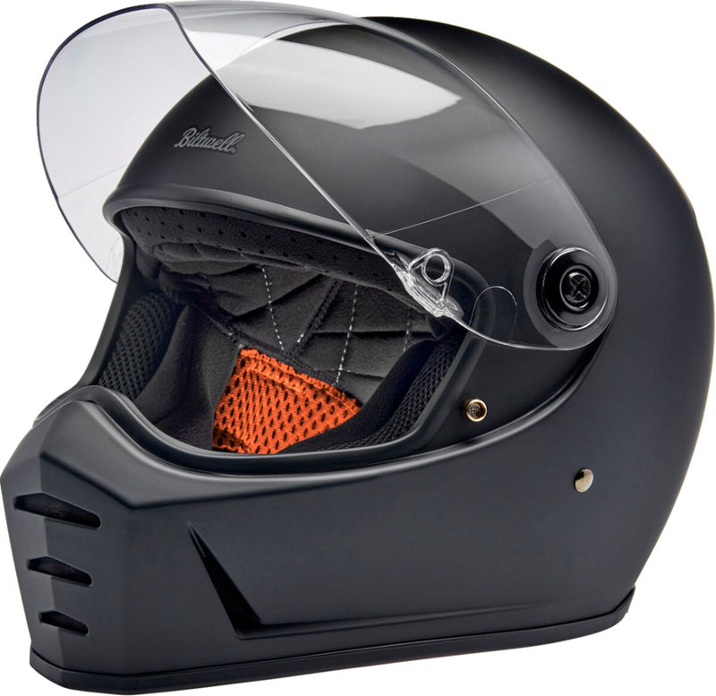 Biltwell Lane Splitter 22.06 Helmet Black Matte 2XL Full Face Each
