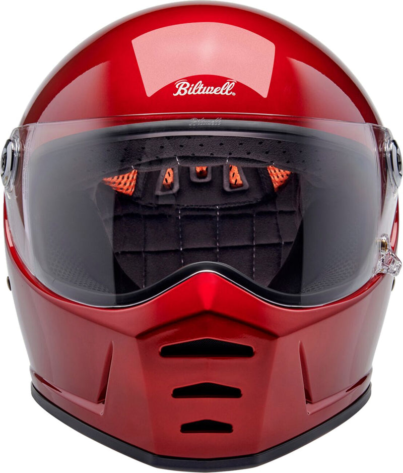 Biltwell Lane Splitter 22.06 Helmet Gloss Metallic Red XL Full Face Each