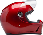 Biltwell Lane Splitter 22.06 Helmet Gloss Metallic Red XL Full Face Each