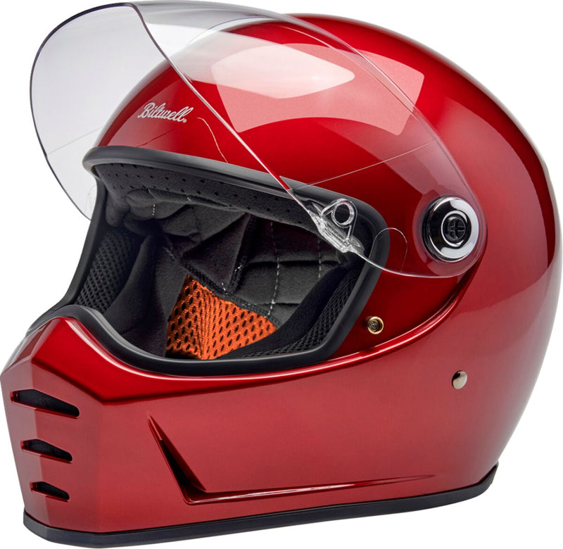 Biltwell Lane Splitter 22.06 Helmet Gloss Metallic Red XL Full Face Each