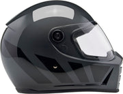 Biltwell Lane Splitter 22.06 Helmet Black Gloss Grey XL Full Face Each