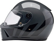 Biltwell Lane Splitter 22.06 Helmet Black Gloss Grey XL Full Face Each