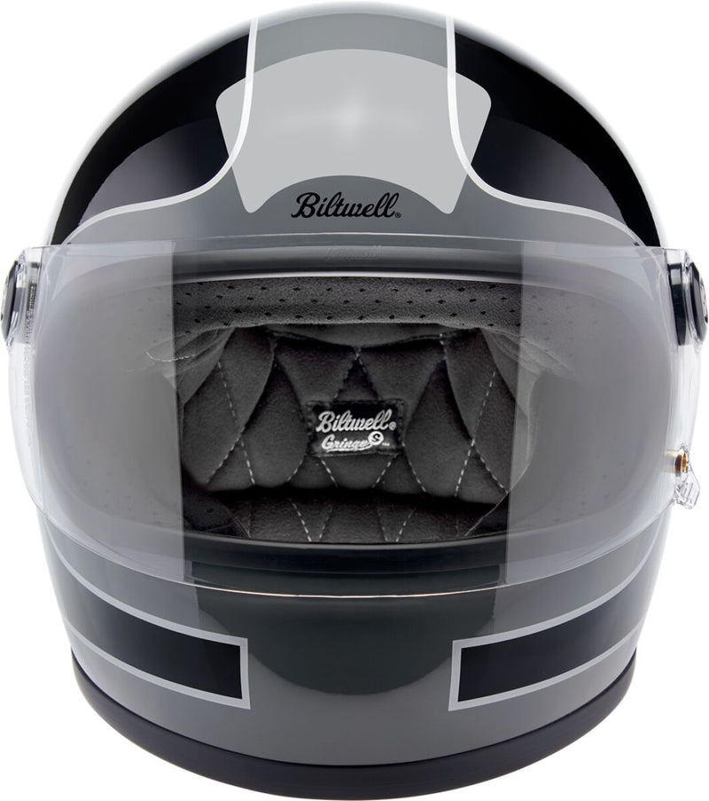 Biltwell Gringo S Tracker Helmet Black Gloss Grey XL Full Face Each