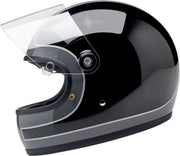 Biltwell Gringo S Tracker Helmet Black Gloss Grey XL Full Face Each